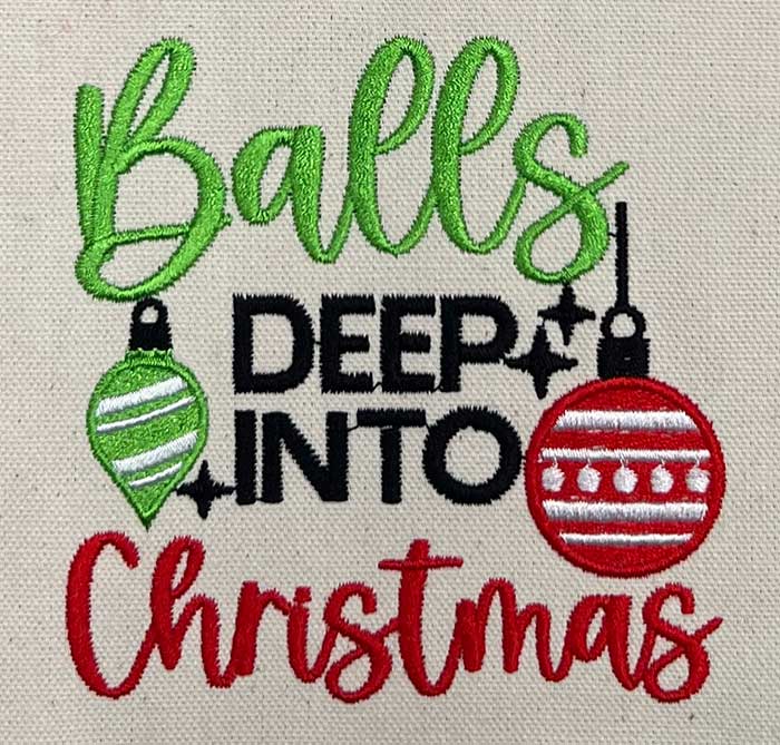 SD_BallDeepChristmas | Embroidery Legacy ball deep embroidery design