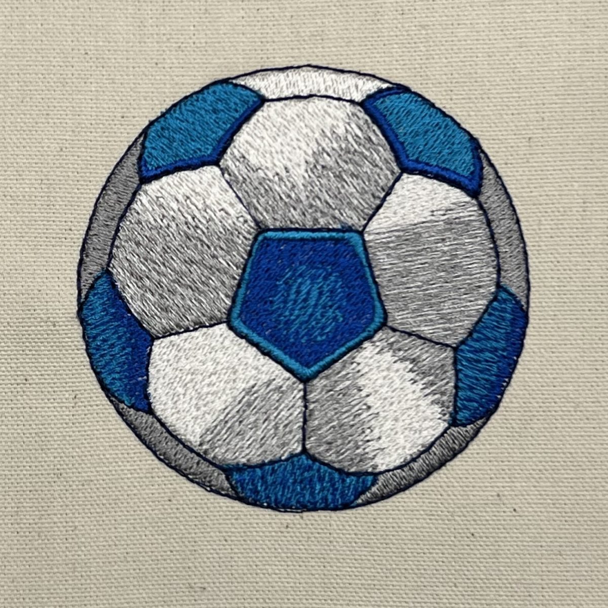 Embroidery Design: Color Soccer Ball 3 sizes | Embroidery Legacy