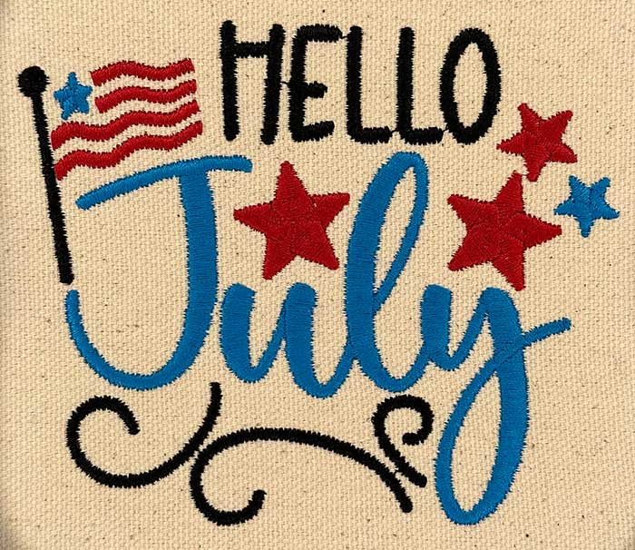 HelloJuly | Embroidery Legacy Hello July embroidery design