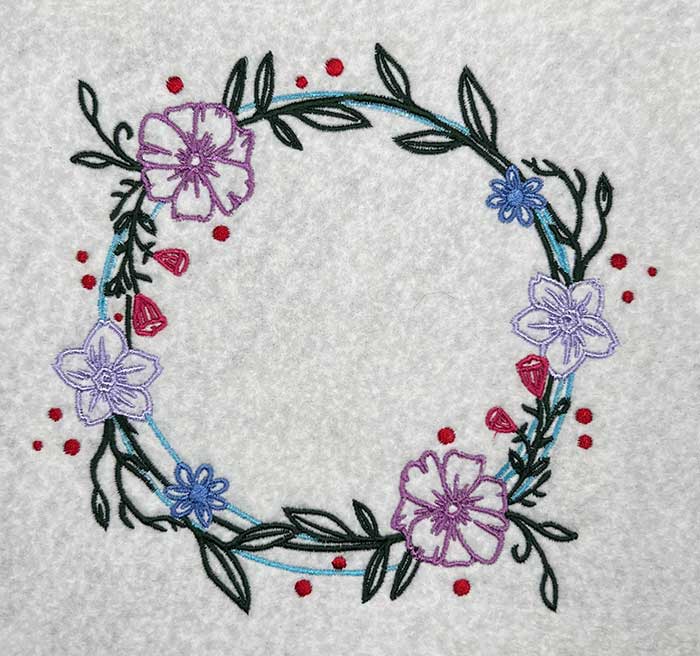 FloralFrames10 | Embroidery Legacy Floral Frame 10 embroidery design