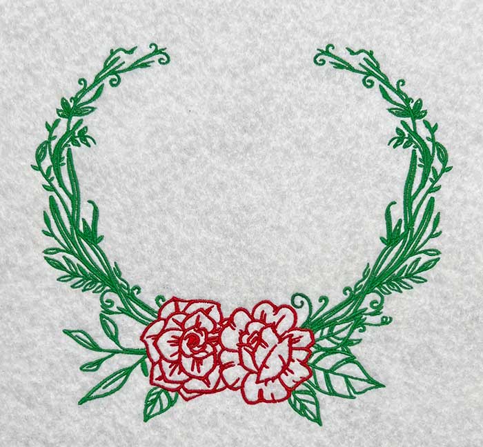 FloralFrames3 | Embroidery Legacy Floral Frame 3 embroidery design