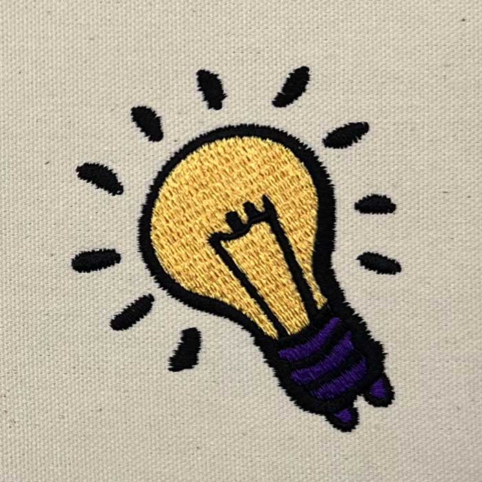 GG_Bulb | Embroidery Legacy light bulb embroidery design
