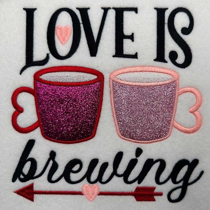 loveisbrewing | Embroidery Legacy Love Is Brewing