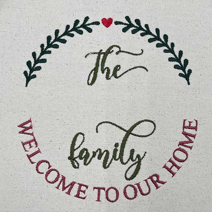FamilyFrameMono_6 | Embroidery Legacy Family Frame Mono embroidery design
