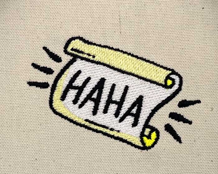 GG_HaHa | Embroidery Legacy Grunge Girls haha embroidery design