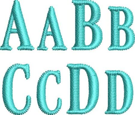 ESA Embroidery Font