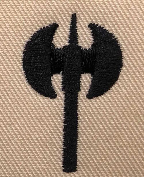 Axe embroidery design