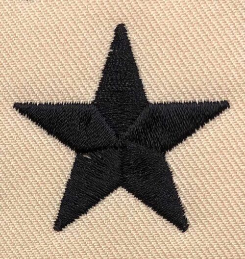 Star embroidery design