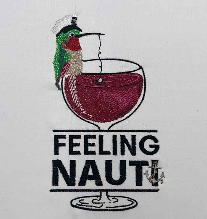 AM_NautiRedWine | Embroidery Legacy Nauti Red wine embroidery design