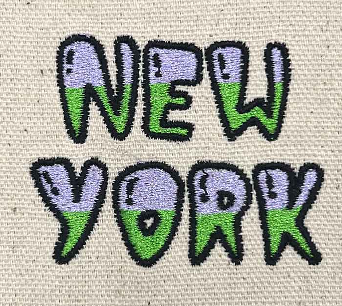 GG_NewYork | Embroidery Legacy New York embroidery design