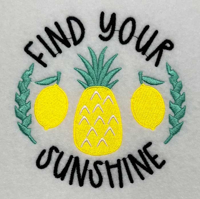 SD_FindSunshine | Embroidery Legacy find your sunshine embroidery design