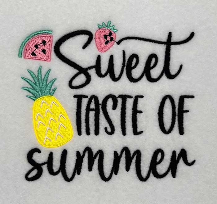 SD_TasteSummer | Embroidery Legacy sweet summer embroidery design