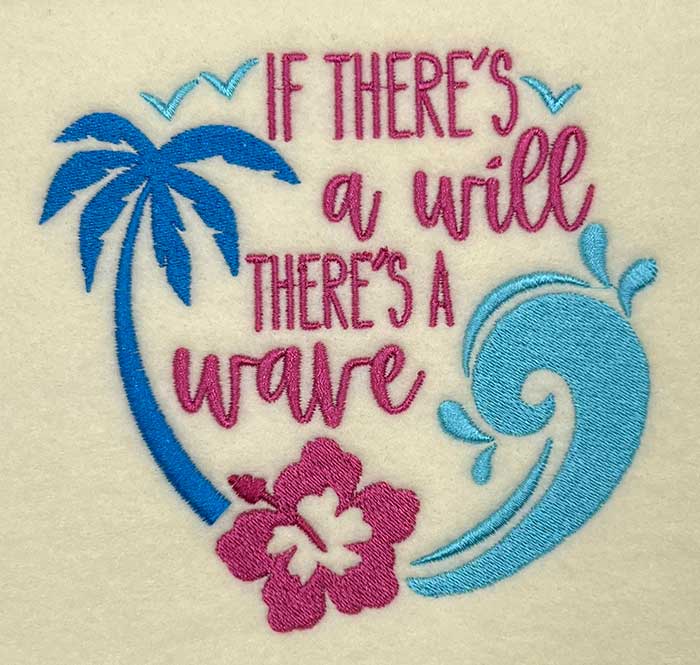 SD_WillWave | Embroidery Legacy will wave embroidery design