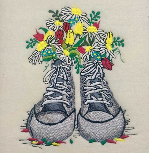 Summer Shoes Embriodery Designs