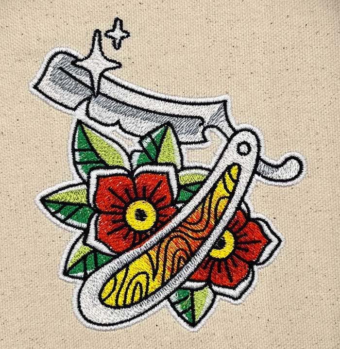 TradionalTatts03 | Embroidery Legacy razor embroidery design