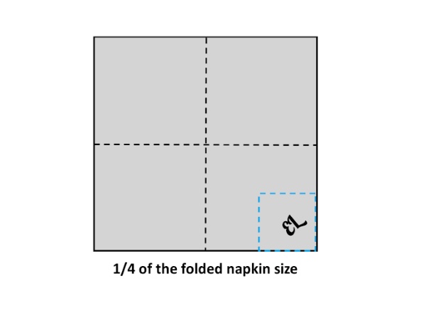 folded napkin