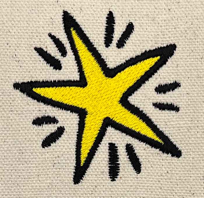 GG_Star1 | Embroidery Legacy Grunge Girls Star 1 embroidery design