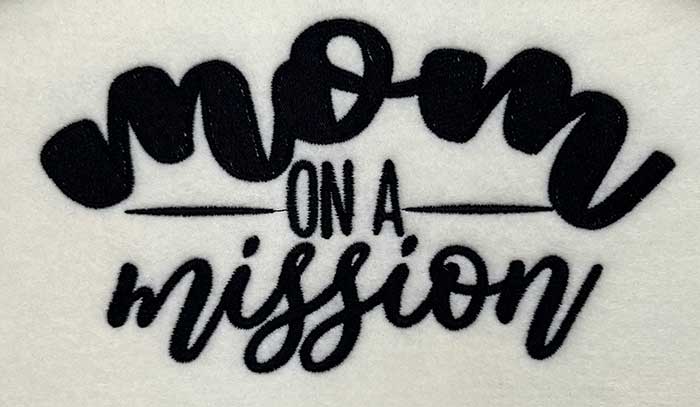 Totes2_2 | Embroidery Legacy Mom on a mission embroidery design