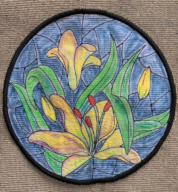 Embroidery on Nylon Screen