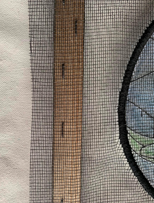 Embroidery on Nylon Screen