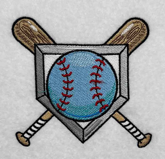 L-8720BaseballHomePlate_sewout | Embroidery Legacy Baseball home plate embroidery design