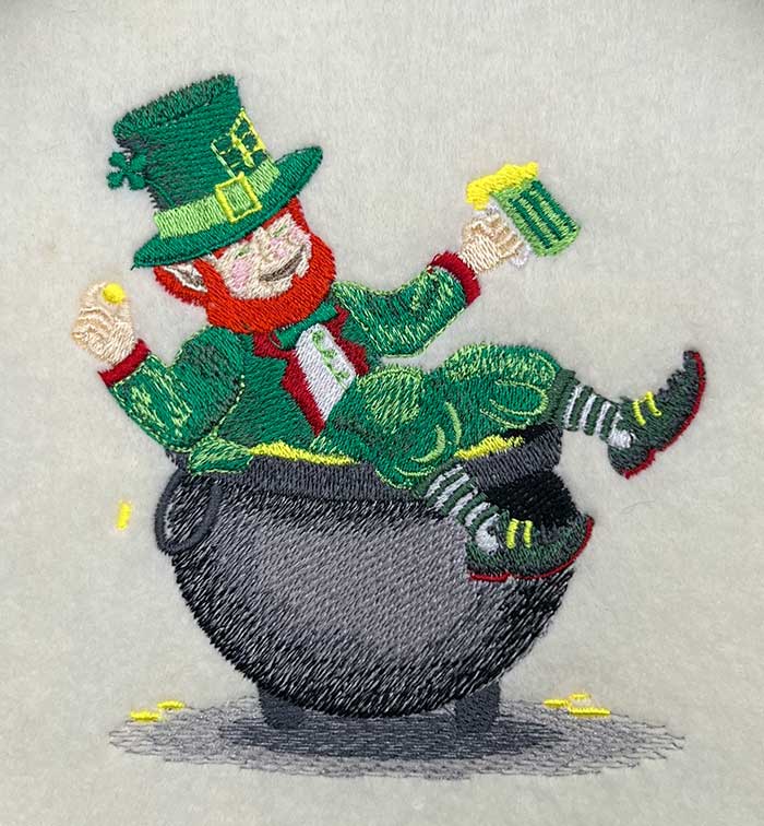 M-8729LeprechaunGold | Embroidery Legacy leprechaun gold embroidery design