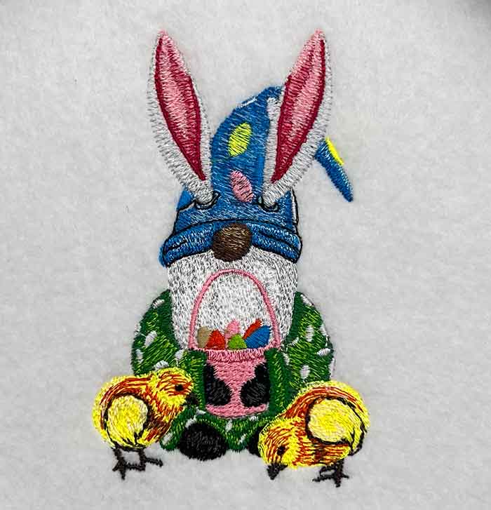 M8748EasterGnome_sewout | Embroidery Legacy Easter Gnome embroidery design