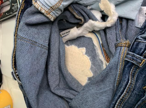 batting denim Embroidery