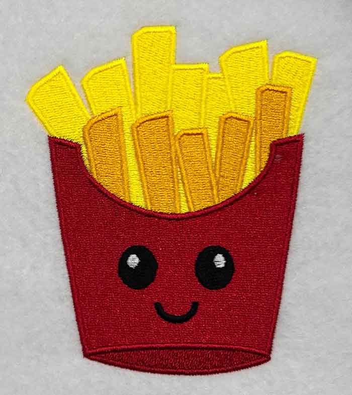 SD_CuteFries | Embroidery Legacy cute french fries embroidery design