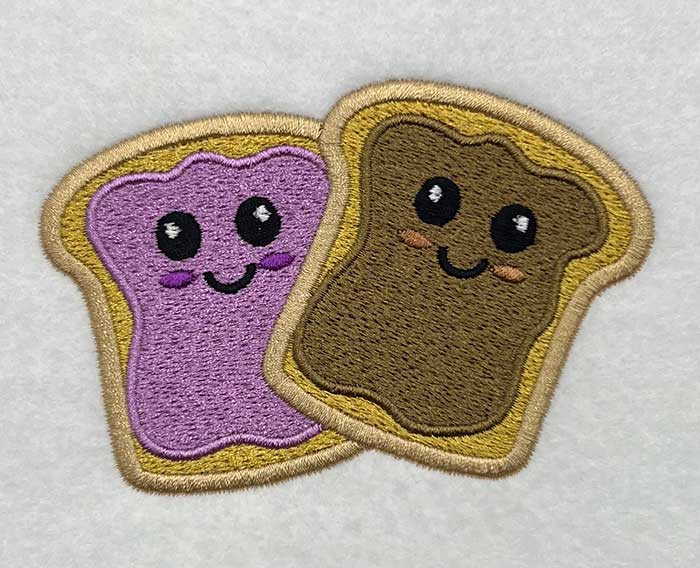 SD_PBJelly | Embroidery Legacy Peanut butter and jelly embroidery design