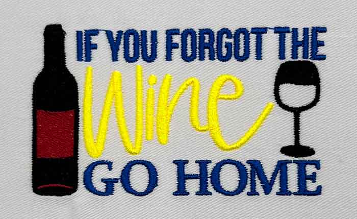 SD_WelcomePack_ForgotWine | Embroidery Legacy if you forgot wine embroidery design