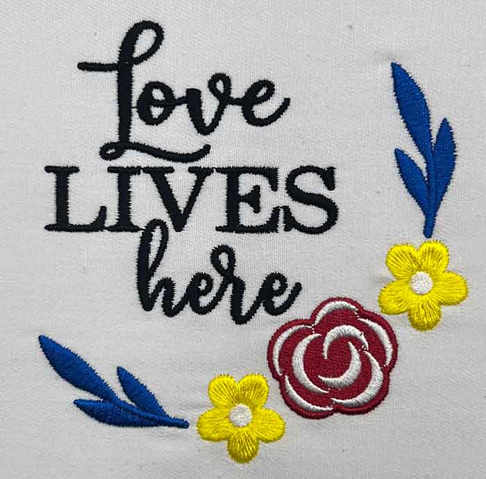 SD_WelcomePack_LoveLives | Embroidery Legacy Love lives here embroidery design