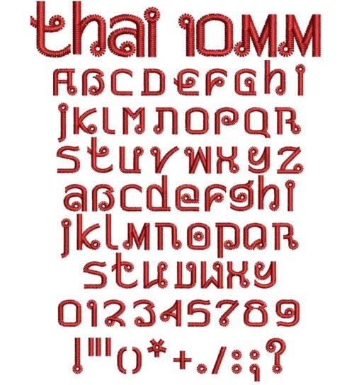 Thai 10mm esa font icon