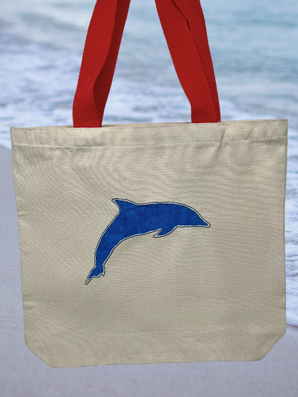 reverse applique bag