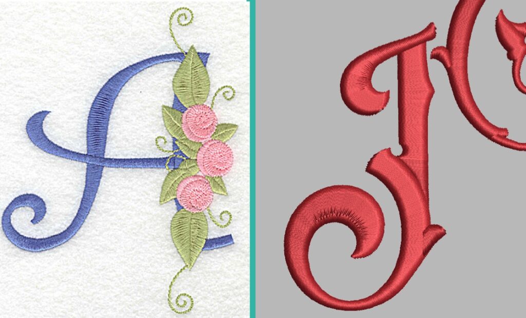 satin stitch example