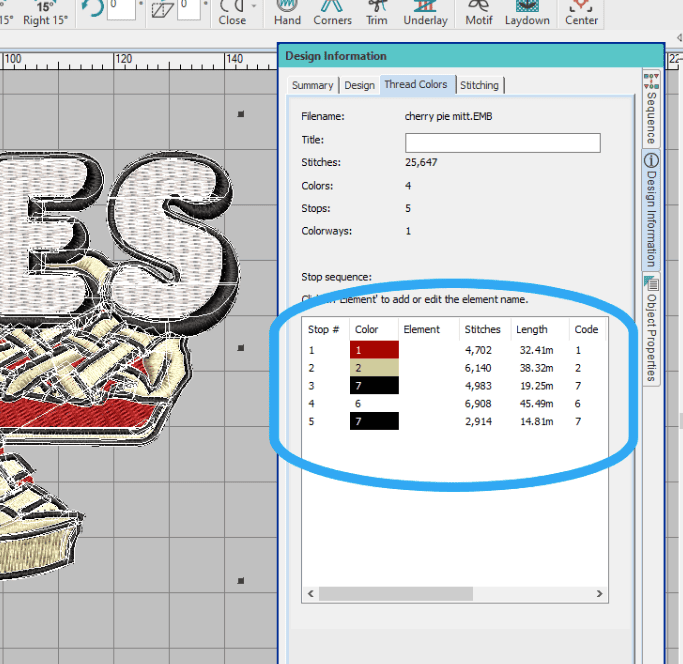 Calculating Embroidery Thread