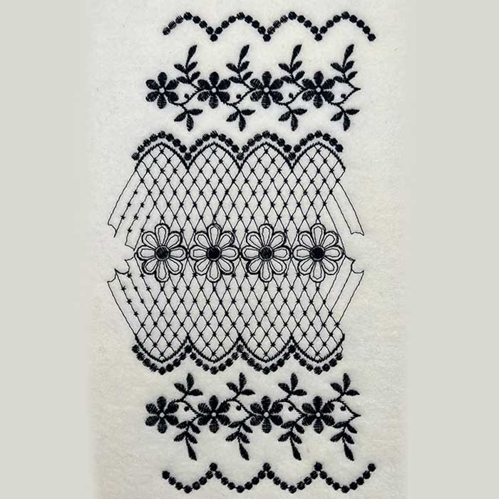 AISNL136a | Embroidery Legacy Heirloom from the vault 18 design AISNL136a embroidery design