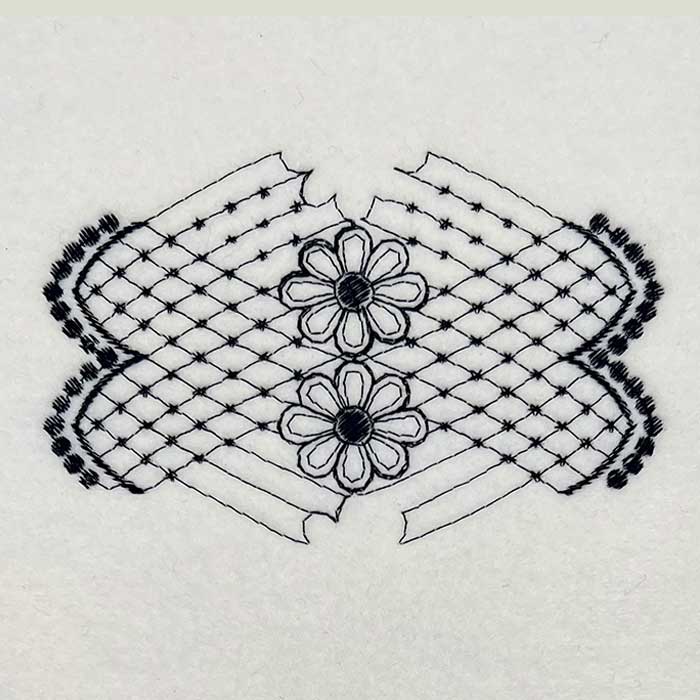 AISNL138 | Embroidery Legacy Heirloom from the vault 18 design AISNL138 embroidery design