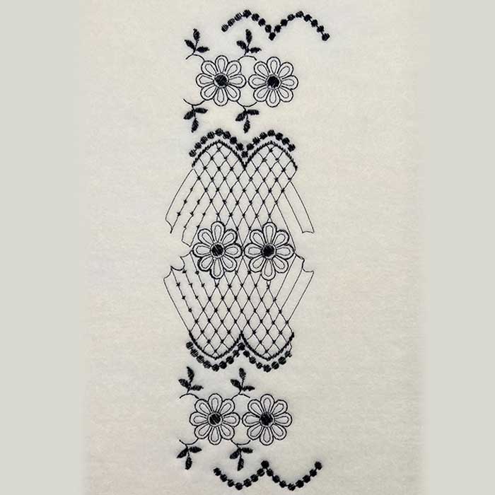 AISNL142 | Embroidery Legacy Heirloom from the vault 18 design AISNL142 embroidery design