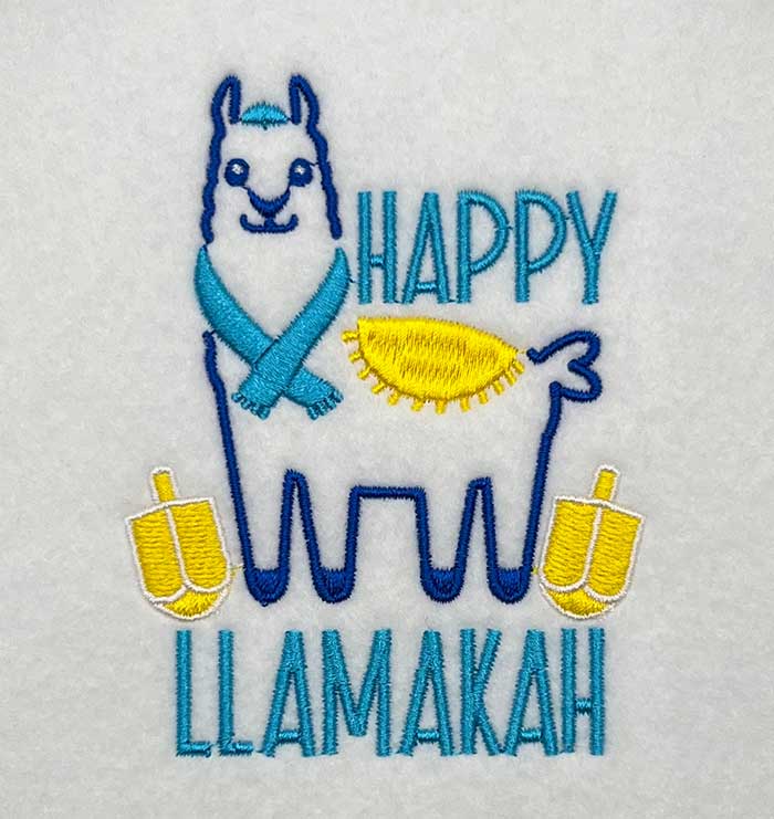 SD_HappyLlamakah | Embroidery Legacy Happy Llamakah embroidery design