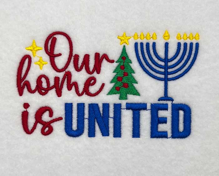 SD_HomeIsUnited | Embroidery Legacy Home is united embroidery design