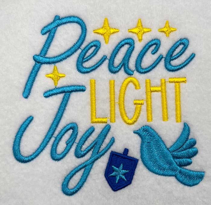 SD_PeaceLightJoy | Embroidery Legacy joy light peace embroidery design