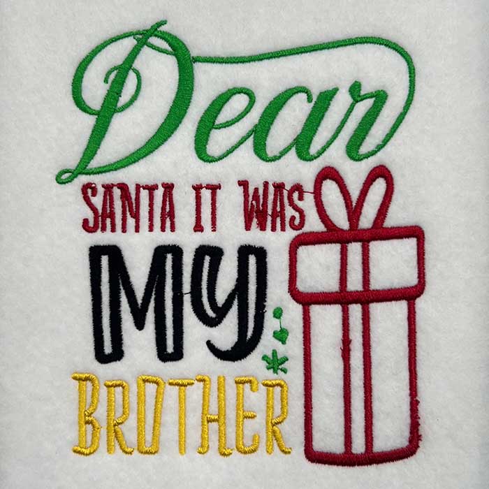 23CB_MyBrother | Embroidery Legacy it was my brother embroidery design