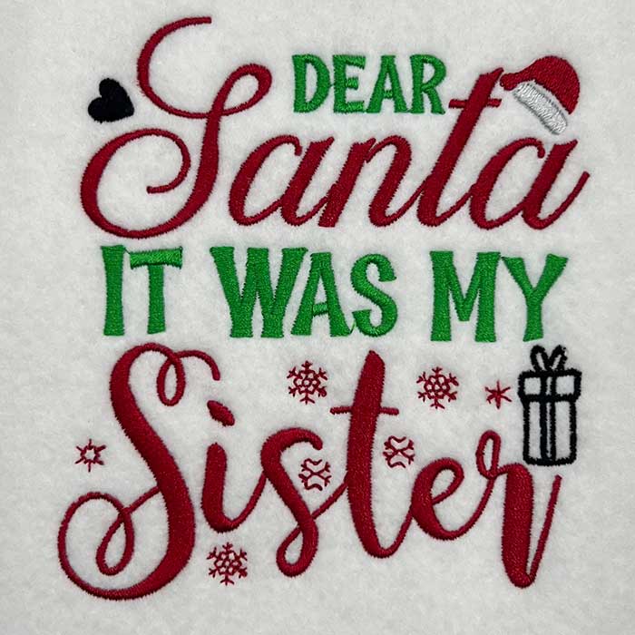 23CB_Mysister | Embroidery Legacy it was my sister embroidery design