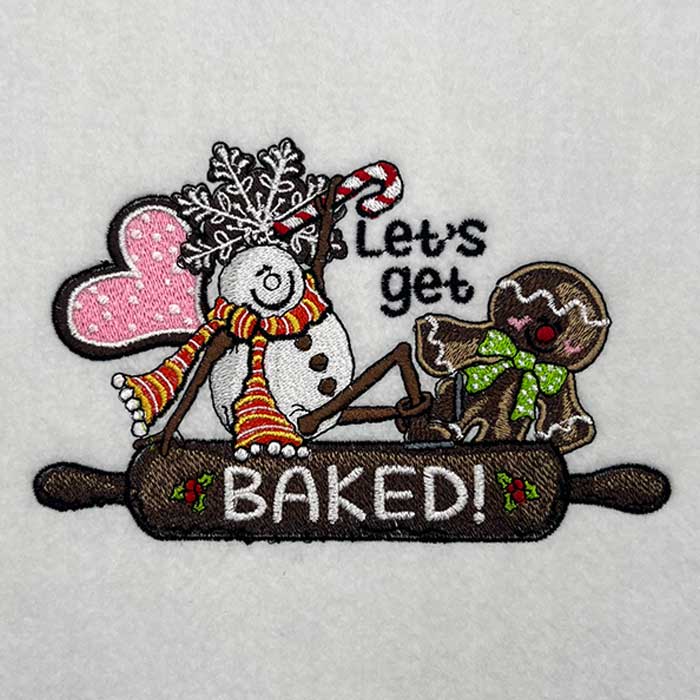 CB_LetsGetBaked | Embroidery Legacy lets get baked embroidery design