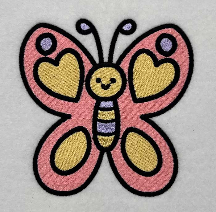 CuteCuddlyCrittersButterfly | Embroidery Legacy butterfly embroidery design