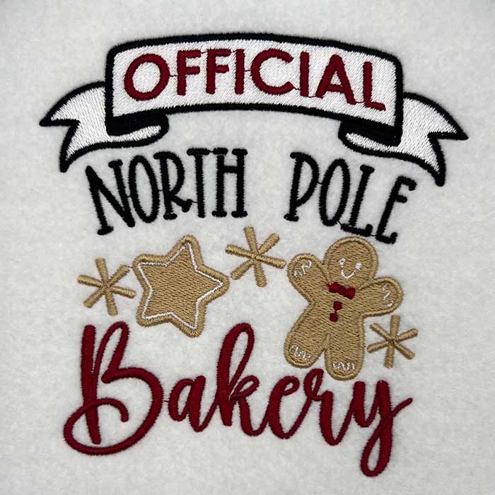 SD_OfficalNorthPole | Embroidery Legacy north pole bakery embroidery design