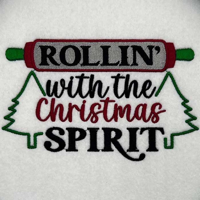 SD_RollinChristmas | Embroidery Legacy rollin christmas spirit embroidery design