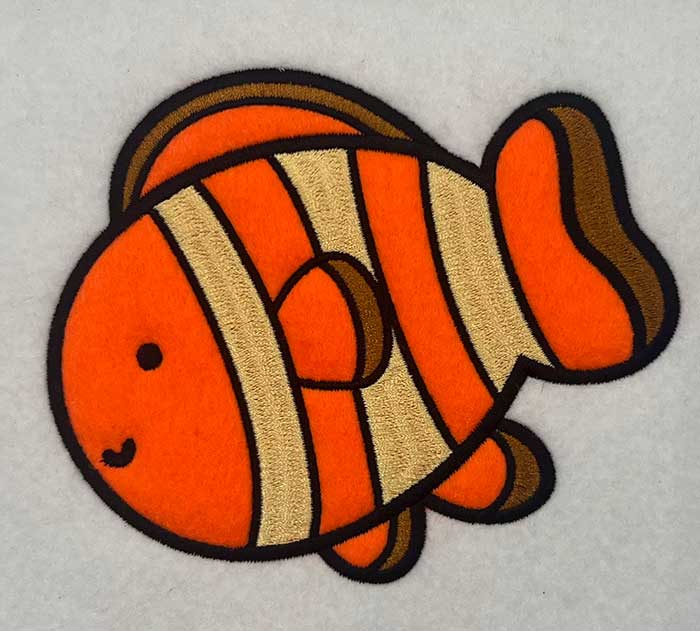 CuteCuddlyApplique1Fish | Embroidery Legacy fish applique embroidery design