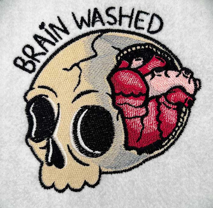 SCH_SkullBrain | Embroidery Legacy skull brain embroidery design